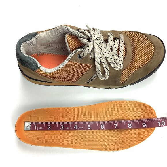 Merrell Solo Outdoor Trail Sneaker Shoes Men's 7 Tan Orange Hiking Walking - Picture 11 of 15